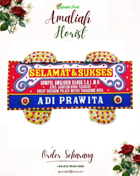 Papan Bunga Ucapan Selamat Lekok